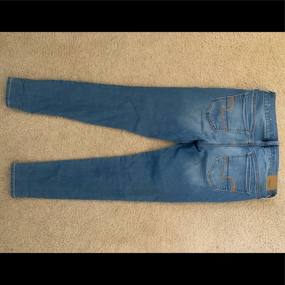 American Eagle Jegging Light Colored Jeans Size 8 - Picture 2 of 5